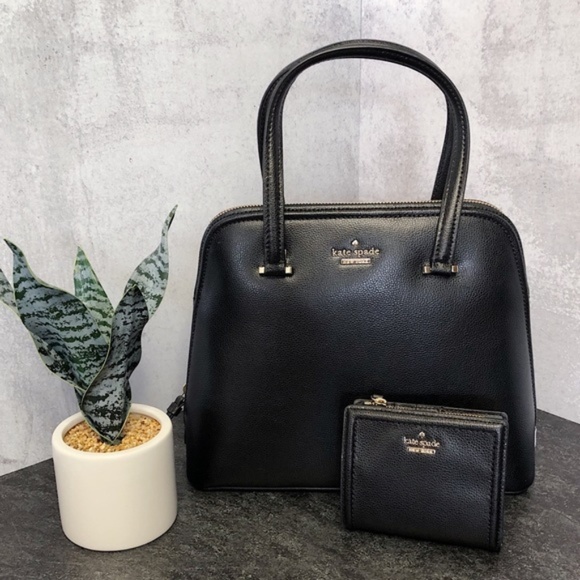 kate spade Handbags - KATE SPADE NWT Patterson Drive Dome Satchel Small Shawn Wallet Black